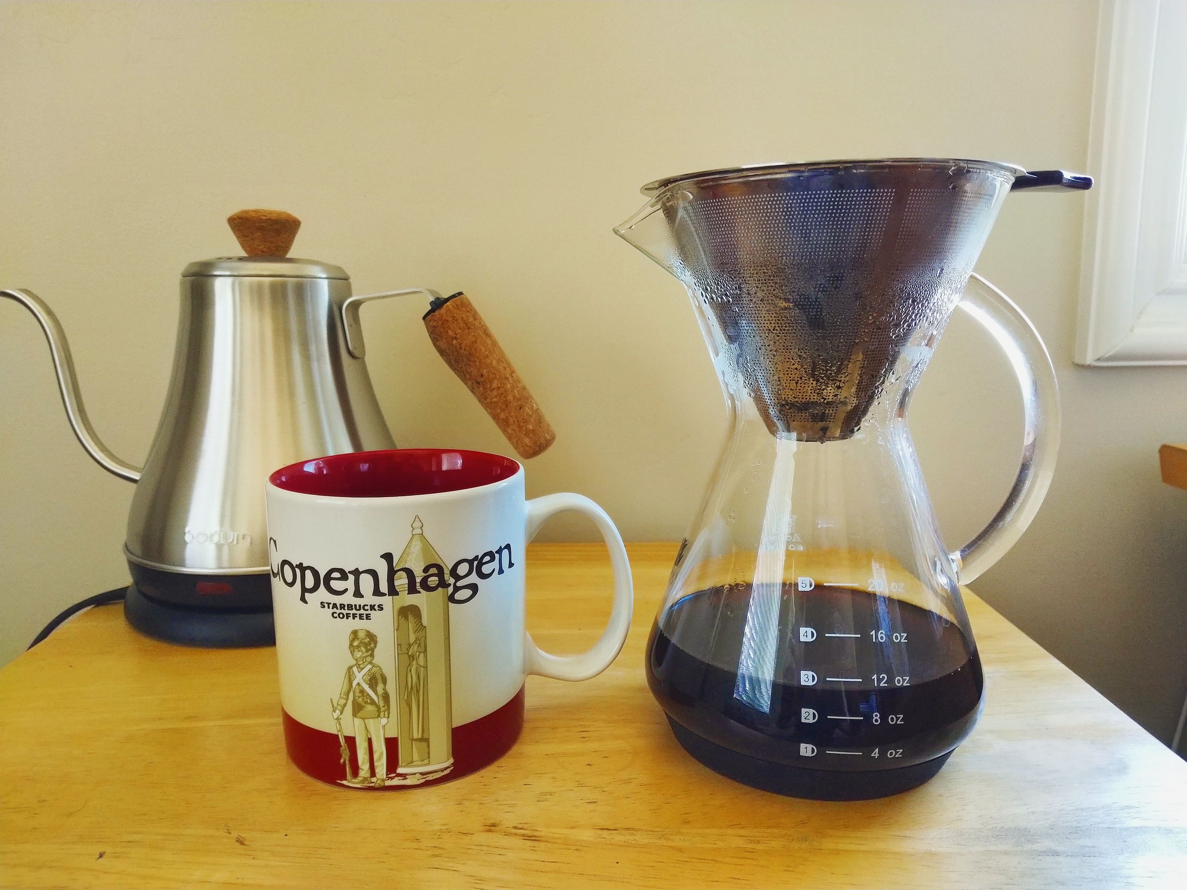 Bean Envy Pour Over Cold Brew Coffee Maker NOB