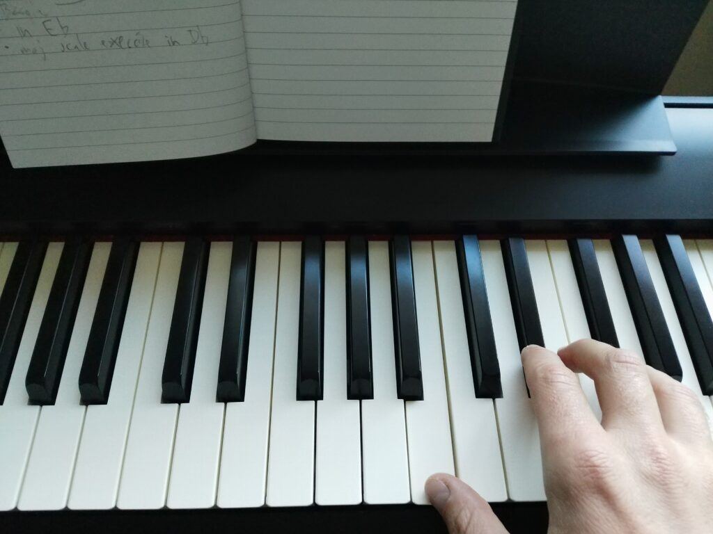 Piano practice